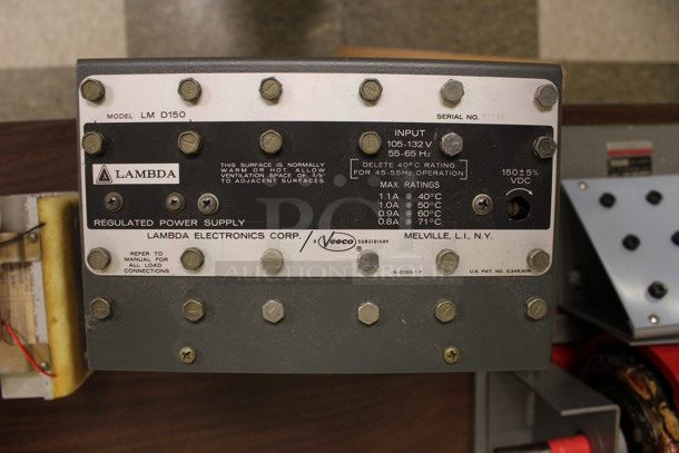Veeco Lambda Model LM D150 Regulated Power Supply. 7.5x10x5. (Room 105) - Image 4 of 4