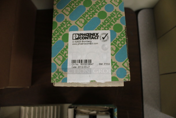 ALL ONE MONEY! Lot of 4 Boxes of Phoenix Contact SIM-MROPT Relay Sockets! 1.5x1x0.25. (Room 105) - Image 5 of 5