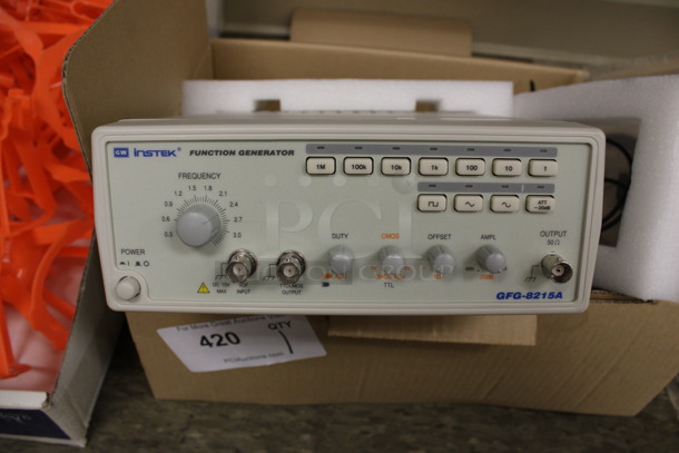 Instek Model GFG-8215A Function Generator. 10x13x3.5. (Room 105) - Image 2 of 5