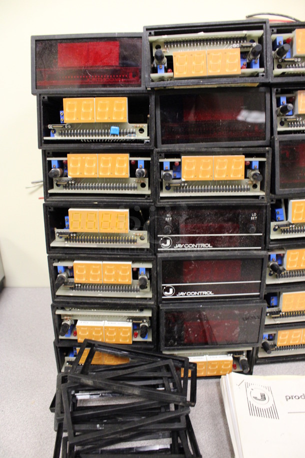 ALL ONE MONEY! Lot of 27 Various Digital Meter Relays. For Parts. 3.5x5.5x2. (Room 105) - Image 3 of 6
