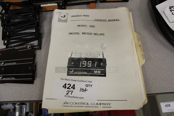 ALL ONE MONEY! Lot of 27 Various Digital Meter Relays. For Parts. 3.5x5.5x2. (Room 105) - Image 6 of 6
