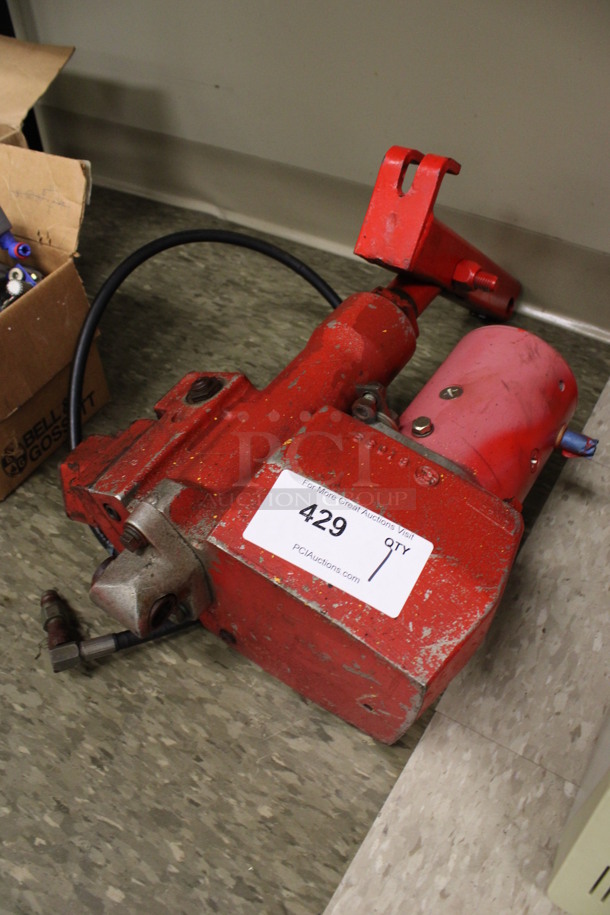 Metal Red Unit. 13x24x10. (Room 105) - Image 2 of 4