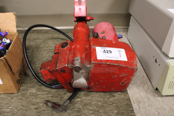 Metal Red Unit. 13x24x10. (Room 105) - Image 3 of 4