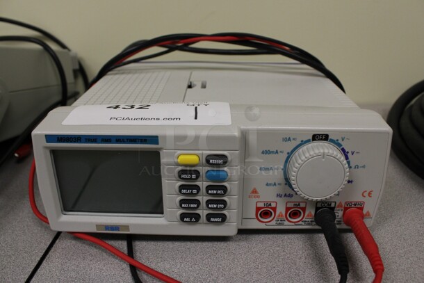 RSR M9803R True RMS Multimeter. 9x9.5x3.5. (Room 105)