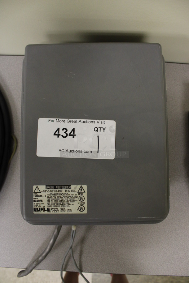 Burle Model TC8561A-2 Gray Metal Receiver Driver. 9.5x7x12. (Room 105)