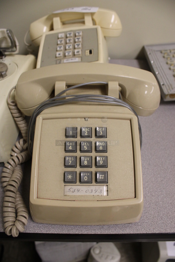 3 Various Corded Telephones. 8x9x5.5, 6x6x5. 3 Times Your Bid! (Room 105) - Image 2 of 4