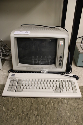 IBM 13" Computer Monitor w/ Keyboard. (Room 105)