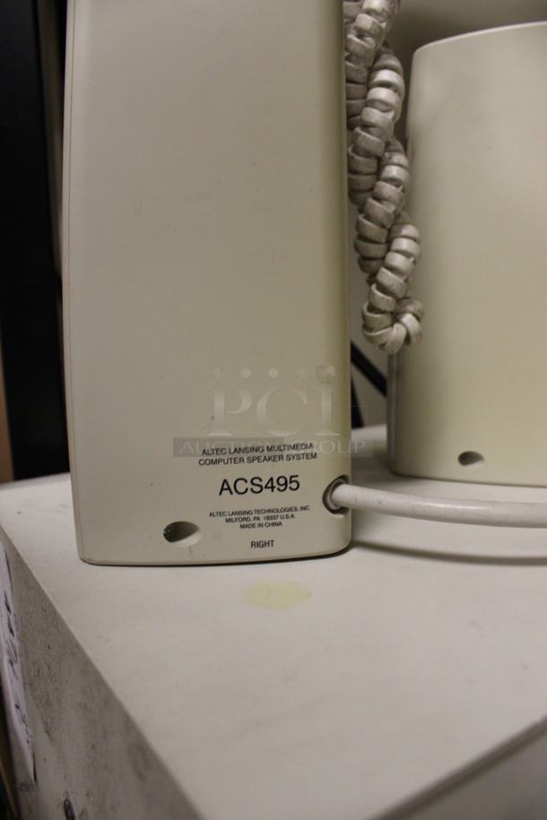 ALL ONE MONEY! Lot of Altec Lansing Speaker System; Subwoofer and 2 Speakers. 8x10.5x12, 3.5x3.5x7.5. (Room 105) - Image 6 of 6