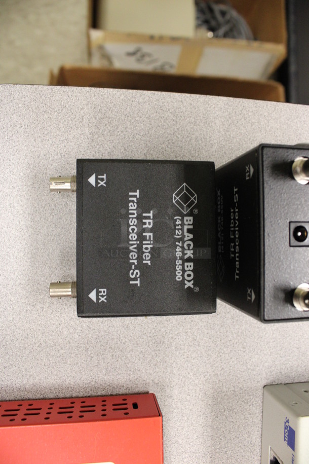 5 Black Box TR Fiber Transceiver-ST Modules. 2.5x1x2.5. 5 Times Your Bid! (Room 105) - Image 2 of 3