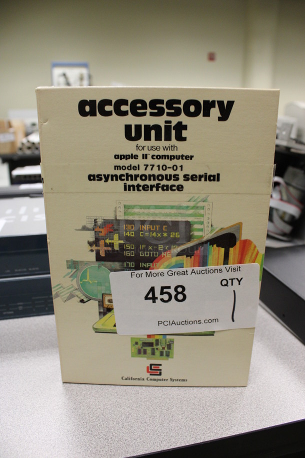 Model 7710-01 Asynchronous Serial Interface Accessory Unit. 8.5x5.5x1. (Room 105)