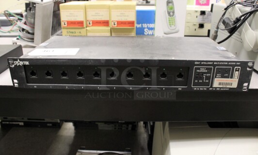 Startek Model 828AT Intelligent Multi-station Access Rack Unit. 19x8.5x2.5. (Room 105)