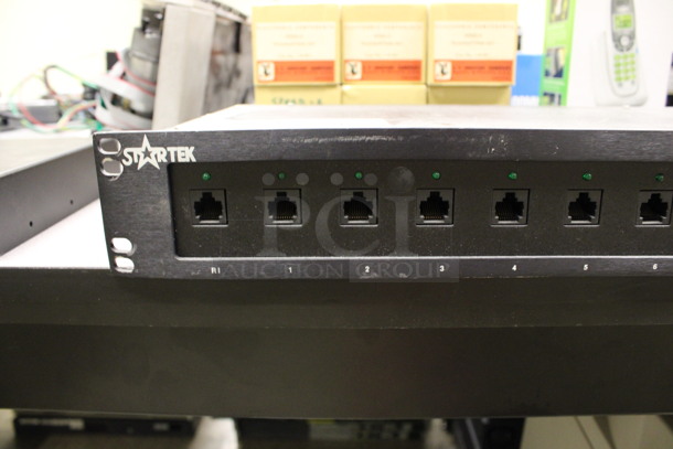 Startek Model 828AT Intelligent Multi-station Access Rack Unit. 19x8.5x2.5. (Room 105) - Image 2 of 4