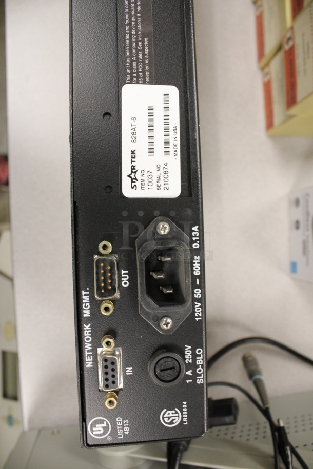 Startek Model 828AT Intelligent Multi-station Access Rack Unit. 19x8.5x2.5. (Room 105) - Image 4 of 4