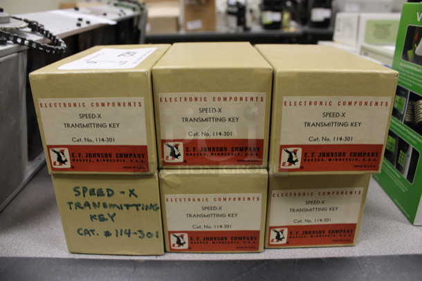 6 BRAND NEW IN BOX! EF Johnson Speed-X Transmitting Keys. 2.5x5x1.5. 6 Times Your Bid! (Room 105) - Image 2 of 3