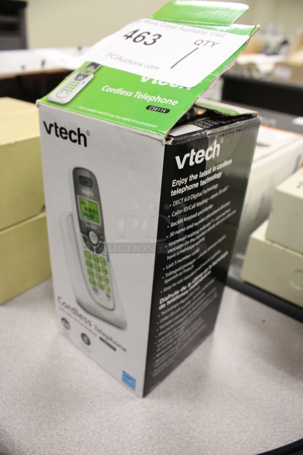 Vtech Phone on Cradle. 5x4x7. (Room 105) - Image 2 of 3