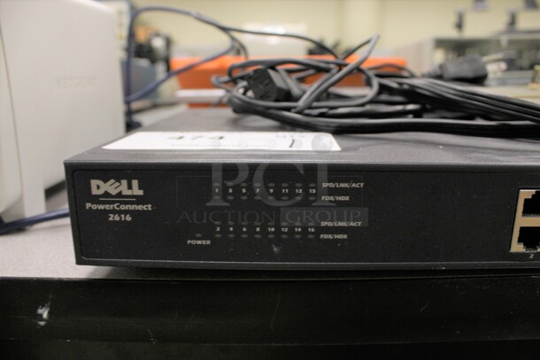 Dell PowerConnect 2616 Port Switch. 100-240 Volts, 1 Phase. 13x9x2. (Room 105) - Image 2 of 5