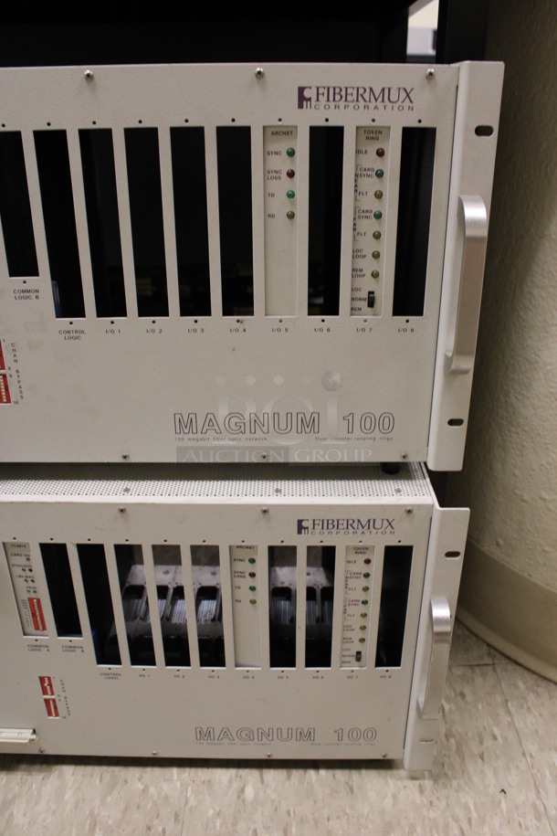 2 Fibermux Magnum 100 Dual Counter Rotating Rings Rack Units. 19x12.5x10.5. 2 Times Your Bid! (Room 105) - Image 2 of 3
