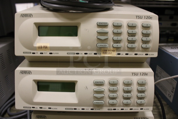 3 AdTran TSU 120e Multiplexers. 8.5x12.5x3. 3 Times Your Bid! (Room 105) - Image 2 of 3