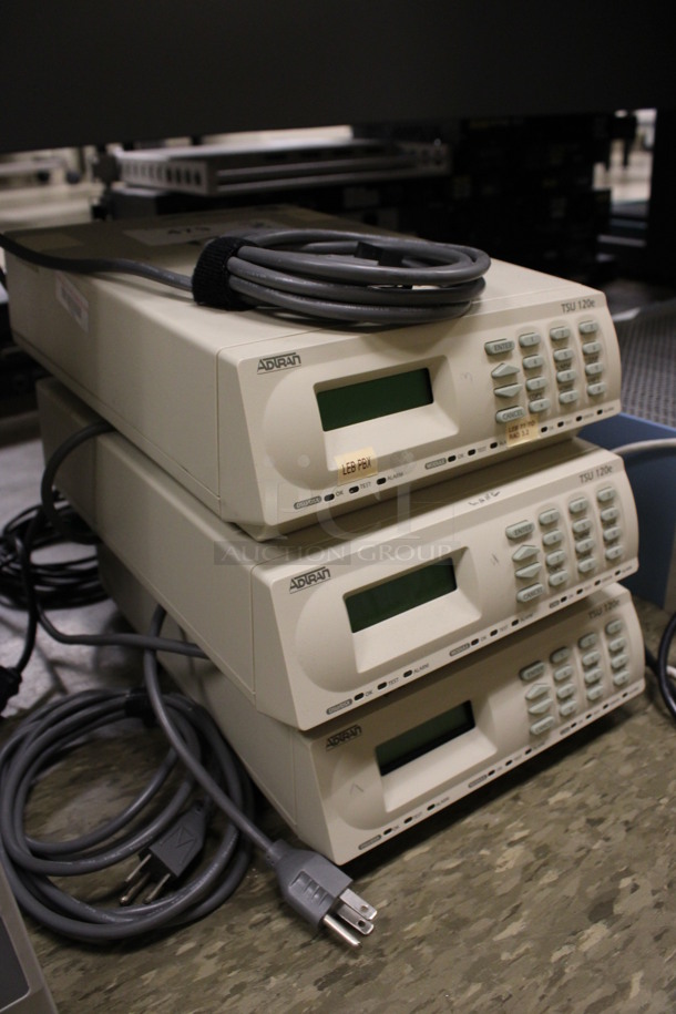 3 AdTran TSU 120e Multiplexers. 8.5x12.5x3. 3 Times Your Bid! (Room 105) - Image 3 of 3