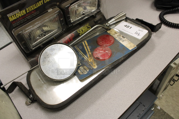 ALL ONE MONEY! Lot of Various Items Including Halogen Auxiliary Light Kit. (Room 105) - Image 2 of 3
