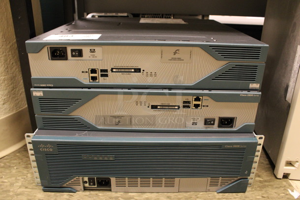 3 Cisco Systems Rack Units; 3800 Series and 2 2800 Series. 17.5x16.5x3.5. 3 Times Your Bid! (Room 105) - Image 1 of 4