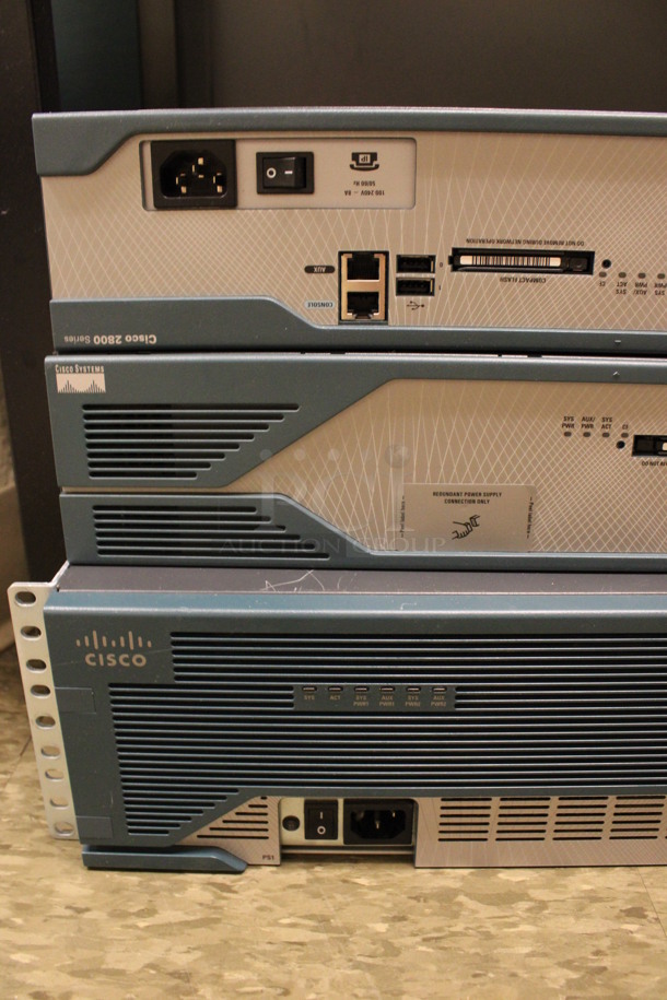 3 Cisco Systems Rack Units; 3800 Series and 2 2800 Series. 17.5x16.5x3.5. 3 Times Your Bid! (Room 105) - Image 2 of 4