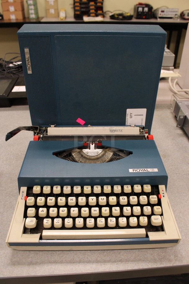 Royal Countertop Typewriter. 12x12.5x3.5. (Room 105)