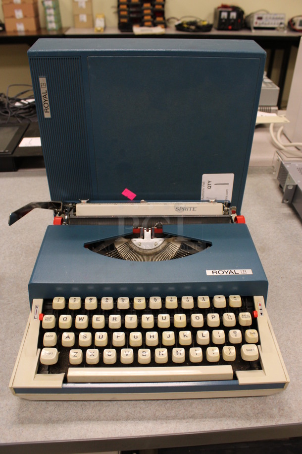 Royal Countertop Typewriter. 12x12.5x3.5. (Room 105) - Image 1 of 6