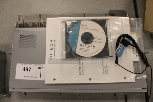 Ditech Gemini Shelf Unit. 17.5x11x2. (Room 105)  - Image 4 of 5