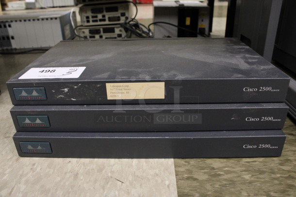 3 Cisco Systems 2500 Series Access Routers. 17.5x10.5x2. 3 Times Your Bid! (Room 105) - Image 1 of 6