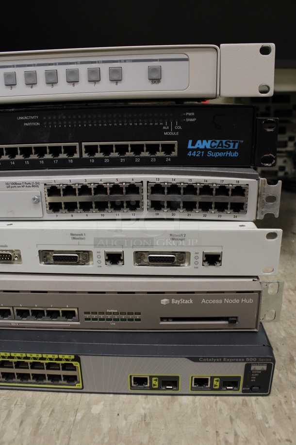 6 Various Rack Units Including Raritan CompuSwitch, HP Procurve, 3Com, Bay Networks. Includes 19x13x2. 6 Times Your Bid! (Room 105)  - Image 3 of 4