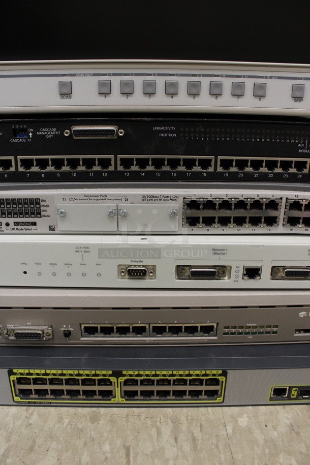 6 Various Rack Units Including Raritan CompuSwitch, HP Procurve, 3Com, Bay Networks. Includes 19x13x2. 6 Times Your Bid! (Room 105)  - Image 4 of 4