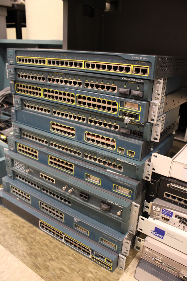 10 Various Rack Units Including Cisco Systems Catalyst 2950 Series. Includes 19x9.5x2. 10 Times Your Bid! (Room 105) - Image 2 of 5