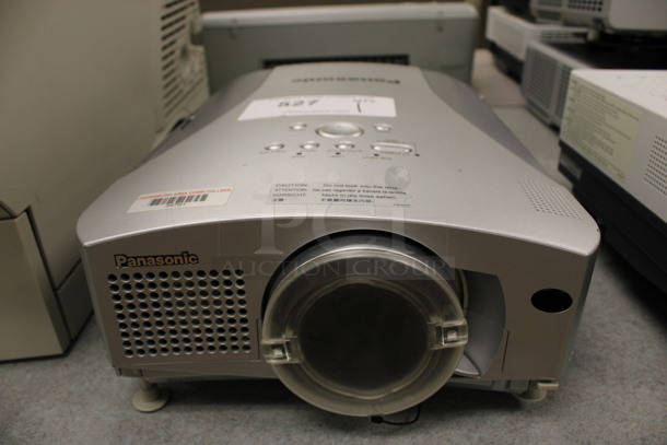 Panasonic Model PT-L720U LCD Projector. 100-240 Volts, 1 Phase. 9.5x14x4.5. (Room 105)