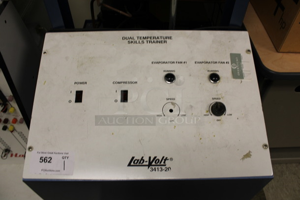 Lab-Volt 3413-20 Dual Temperature Skills Trainer on Casters. 24x37x71. (Room 105) - Image 4 of 7