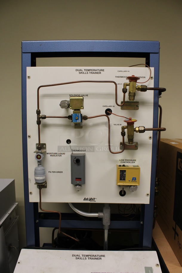 Lab-Volt 3413-20 Dual Temperature Skills Trainer on Casters. 24x37x71. (Room 105) - Image 5 of 7