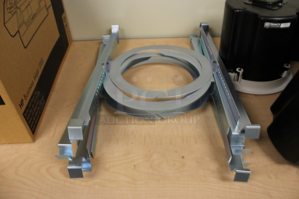 7 Tannoy Model CVS 6 Ceiling Loudspeakers w/ Metal Flush Ceiling Mount Brackets. 11x11x10. 7 Times Your Bid! (Room 105) - Image 3 of 7