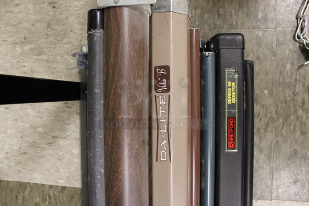 7 Various Projection Screens. Includes Da-Lite. 72". 7 Times Your Bid! (Room 105) - Image 3 of 5
