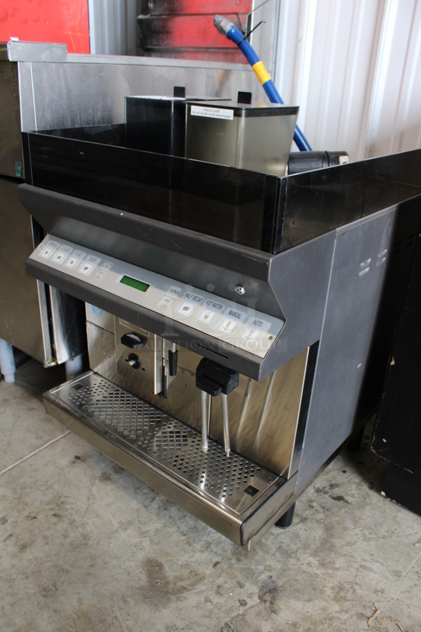 AWESOME! Thermoplan Model CTS2 Stainless Steel Commercial Countertop Automatic Espresso Machine w/ 2 Coffee Bean Grinder Hoppers and Steam Wand. 208 Volts. 20.5x24x28.5 - Image 10 of 11