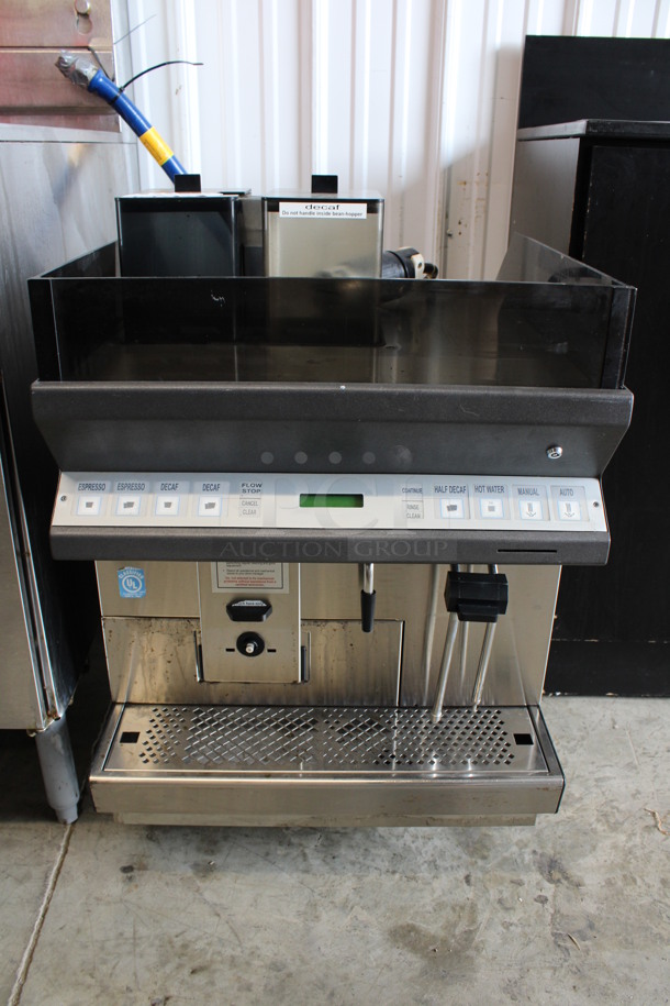 AWESOME! Thermoplan Model CTS2 Stainless Steel Commercial Countertop Automatic Espresso Machine w/ 2 Coffee Bean Grinder Hoppers and Steam Wand. 208 Volts. 20.5x24x28.5 - Image 11 of 11