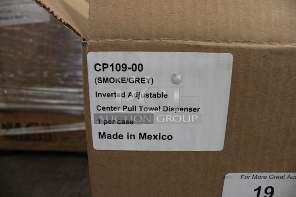 2 BRAND NEW IN BOX! Model CP109-00 Poly SmokeGray Wall Mount Paper Towel Dispenser. 9x9x14. 2 Times Your Bid! - Image 4 of 4