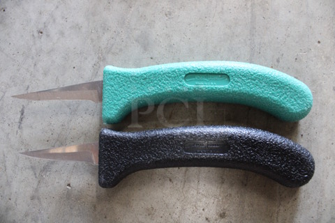 2 SHARPENED Stainless Steel Poultry Knives. 7.5". 2 Times Your Bid!