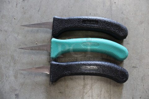 3 SHARPENED Stainless Steel Poultry Knives. 7.5". 3 Times Your Bid!