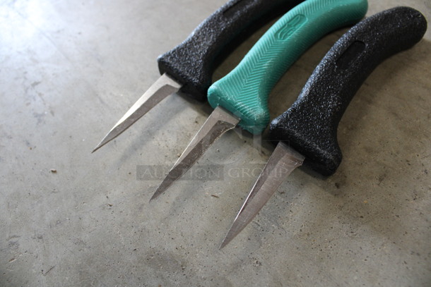 3 SHARPENED Stainless Steel Poultry Knives. 7.5". 3 Times Your Bid! - Image 2 of 4