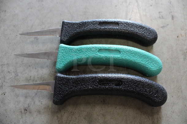 3 SHARPENED Stainless Steel Poultry Knives. 7.5". 3 Times Your Bid! - Image 2 of 4