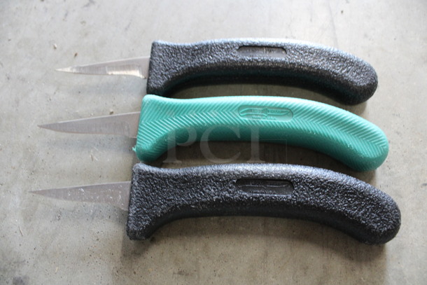 3 SHARPENED Stainless Steel Poultry Knives. 7.5". 3 Times Your Bid! - Image 2 of 4