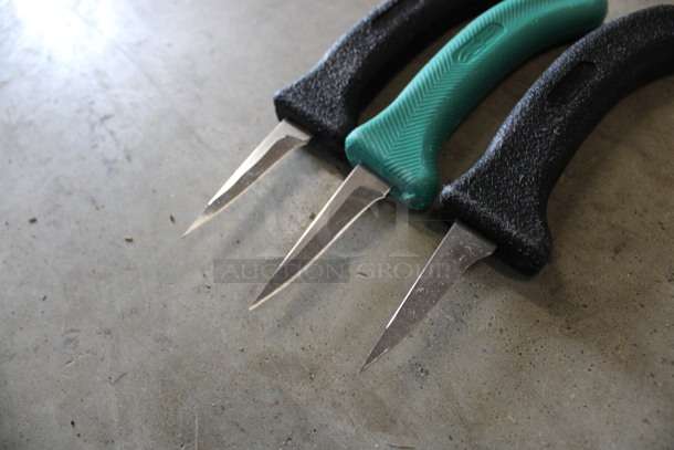 3 SHARPENED Stainless Steel Poultry Knives. 7.5". 3 Times Your Bid! - Image 3 of 4
