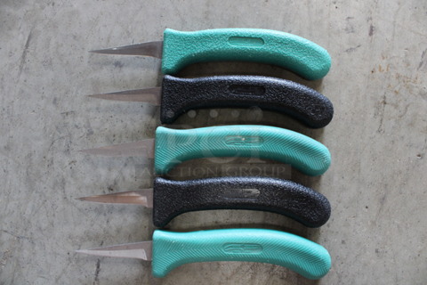 5 SHARPENED Stainless Steel Poultry Knives. 7.5". 5 Times Your Bid!