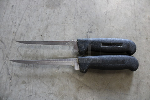 2 SHARPENED Stainless Steel Boning Knives. Includes 10.5". 2 Times Your Bid!