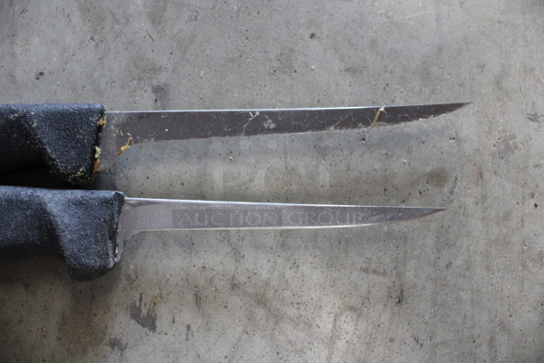 2 SHARPENED Stainless Steel Boning Knives. Includes 10.5". 2 Times Your Bid! - Image 2 of 4